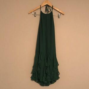 Classic Green Flowy Dress